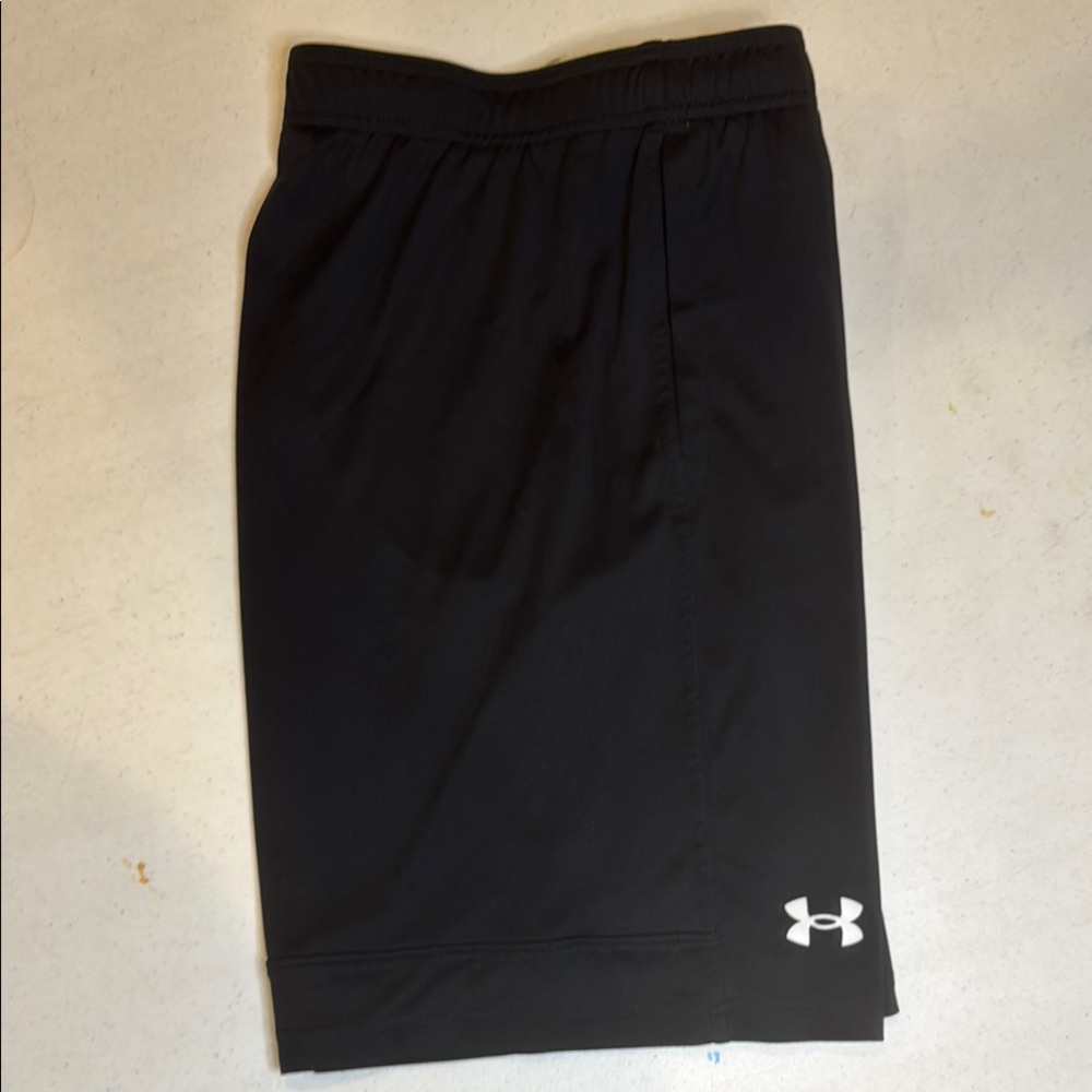 Under Armour Boys Black Athletic Shorts
